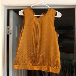 BCBG Gold sleeveless top
